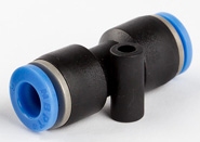 Фитинг Pegas SPU012 прямой, трубка 12мм-12мм пластик