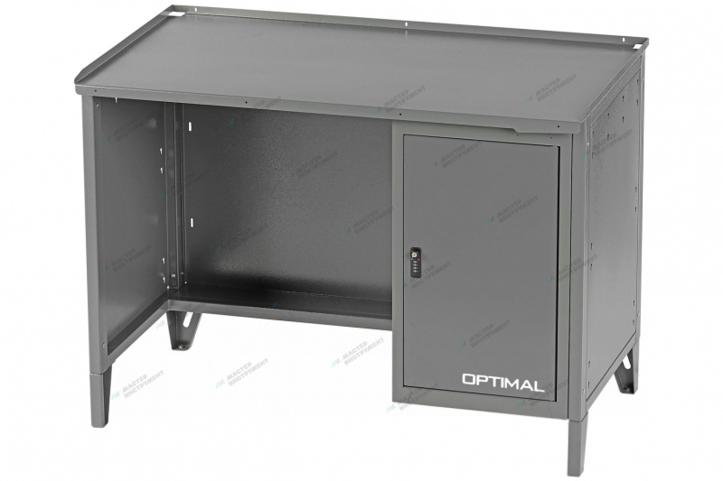 Верстак слесарный однотумбовый, 1 серая створка NORDBERGNW101 7012/7015