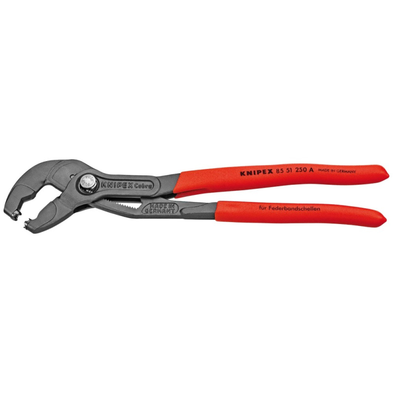 ЩИПЦЫ ДЛЯ ПРУЖИННЫХ ХОМУТОВ KNIPEX Federbandschellen-Zange  KN-8551250A