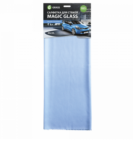 Салфетка микрофибра для стекла Magic Glass 40*50 (1шт)
