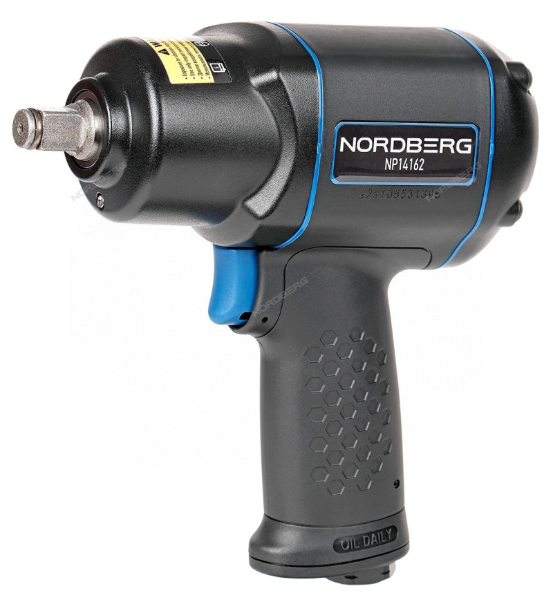 Пневмогайковерт ударный 1/2", 1620Нм NORDBERG NP14162