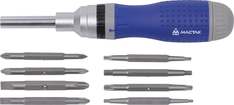 МАСТАК Отвёртка со сменными вставками, 19 в 1 049-19B