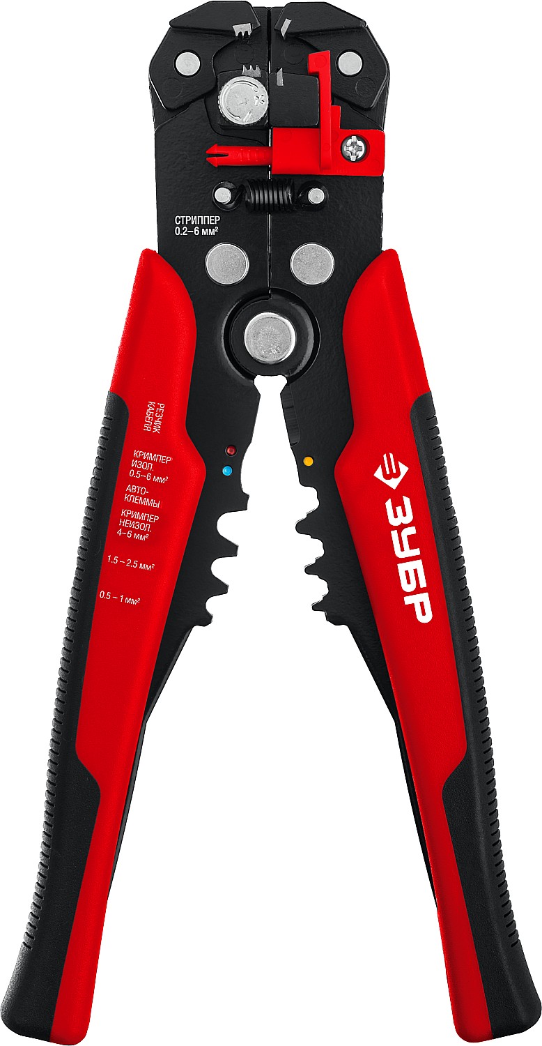 Стриппер автомат.с винтом микронастройки ТМ-1, 0,2-6 мм2, ЗУБР 