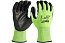 Перчатки защитные Hi-Vis Cut level (Хай Виз Кат Левел) 3/C, M/8 HI-VIS CUT C GLOVES - 8/M -1PC MILWA